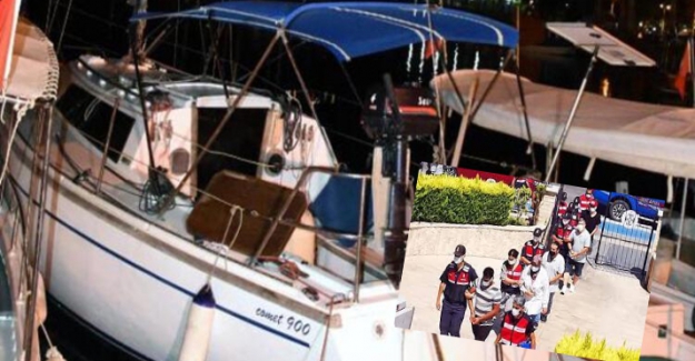 Jandarma ve MİT'ten FETÖ operasyonu: Motor yatla Yunanistan'a kaçmak isterken yakalandılar