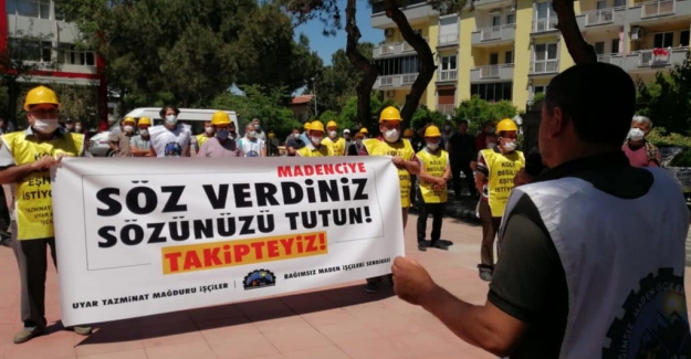 Tazminatlarını alamayan Madencilerden tüm vekillere: "Siz hiç soğuk beton üzerinde yattınız mı?.."