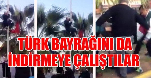 Alanya'da göndere Afganistan bayrağı çekildi