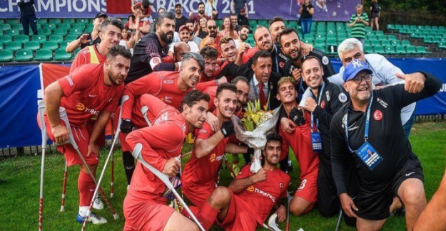 Ampute Futbol Milli Takımı üst üste ikinci kez Avrupa Şampiyonu oldu!