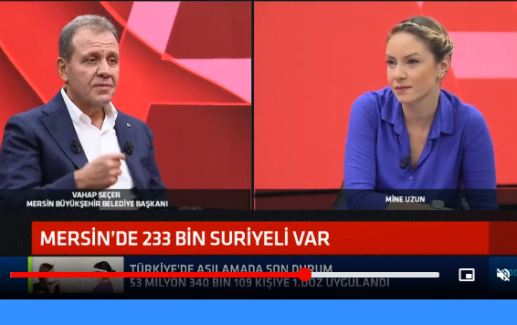 Mersin Büyükşehir Belediye Başkanı Vahap Seçer kentteki Suriyeli sayısını açıkladı