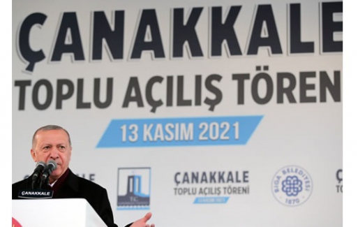 Cumhurbaşkanı Erdoğan, Çanakkale'den seslendi: “Bölgemizdeki ve dünyadaki mazlumların sesi olmayı sürdüreceğiz"