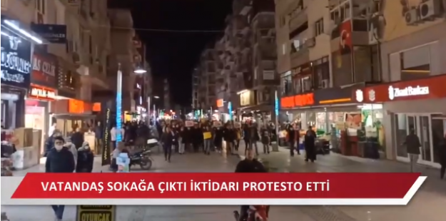 İstanbul, Ankara ve İzmir’de vatandaşlar iktidarı protesto etti