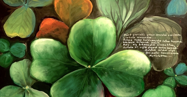 Ünlü Ressam imza yerine parmak izini kullanıyor