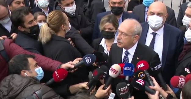 Kılıçdaroğlu, randevu verilmediği gerekçesiyle TÜİK binasına alınmadı