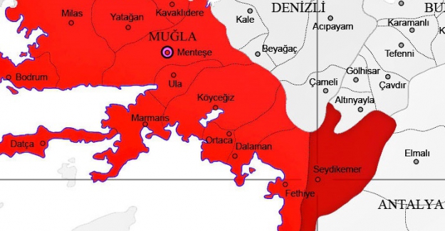 Muğla’nın Seydikemer ilçesinde 4.3 büyüklüğünde deprem!