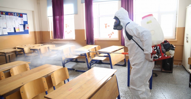 Okullarda kapsamlı dezenfeksiyon çalışması
