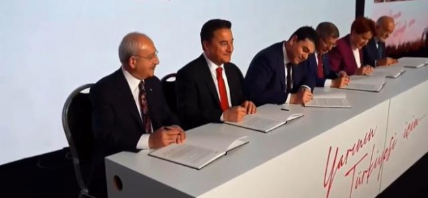 6 Muhalefet partisi liderleri imzayı attı! İşte güçlendirilmiş parlamenter sistem vaatleri!
