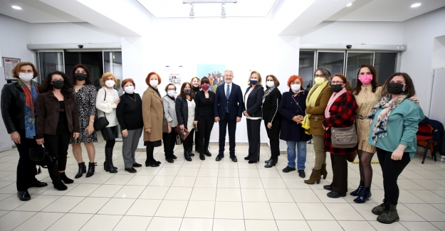 Kursiyerlerin 5 aylık emeği bu sergide