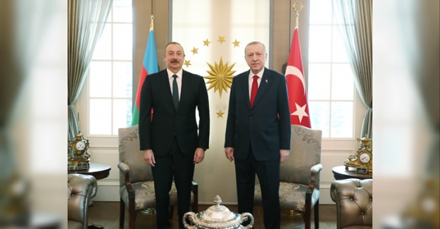 Cumhurbaşkanı Erdoğan, Azerbaycan Cumhurbaşkanı Aliyev ile görüştü