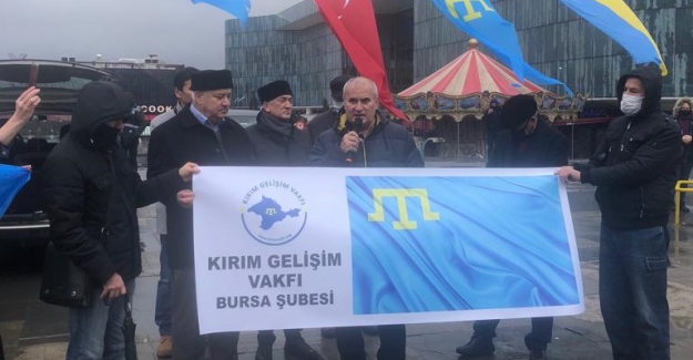 Kırım Gelişim Vakfı Bursa Şubesi: Ukrayna teslim olmayacak, Kırım Tatarları işgale boyun eğmeyecektir