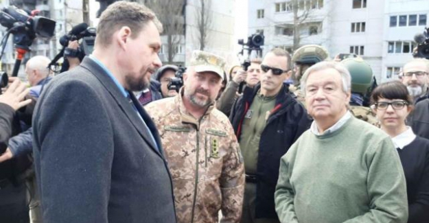 BM Genel Sekreteri Guterres'in Kiev'i ziyareti esnasında, Rusya başkent Kiev'i füzelerle vurdu