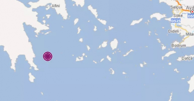 Ege Denizi'nde 4,8 büyüklüğünde deprem