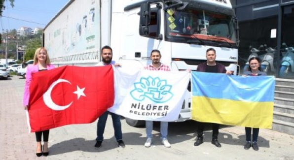 Nilüfer’den kardeş kent Ukrayna Mykolaıv'e yardım eli