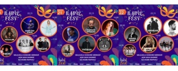 Konya "Babil Fest" Müzik Festivali için geri sayım başladı