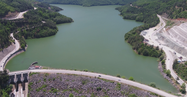 Bursa Doğancı Barajı'na yağışla gelen su bereketi