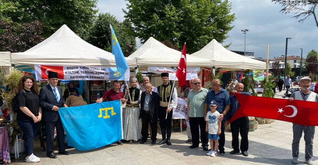 Düzce'deki bereket festivalinde, Kırım Tatar kültürü tanıtıldı