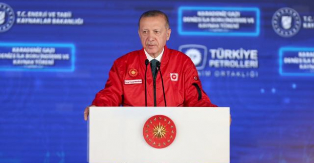 Erdoğan: 2023'ün ilk çeyreğinde doğal gazı milli iletim sistemimize aktarmış olacağız