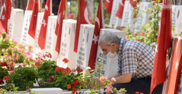 Şehitler, Babalar Günü'nde unutulmadı