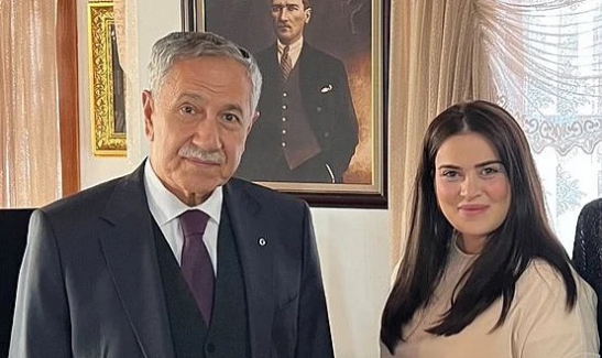 Bülent Arınç’ın yeğeni  siyasete girdi ve bakın hangi partinin rozetini taktı