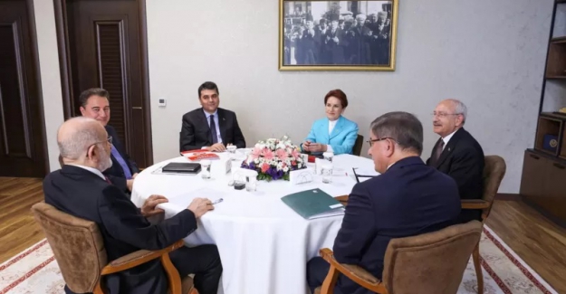 6’lı masa ilk turun son toplantısını yaptı: 'Ortak aday' vurgusu yapıldı