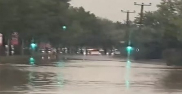 Bursa'yı sağanak vurdu: Ağaçlar devrildi, sokakları su bastı