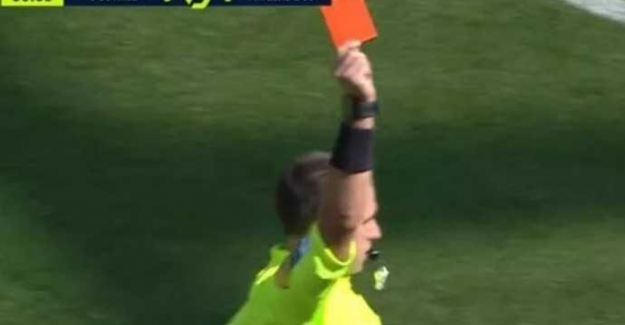 Böylesi görülmedi! 9’uncu saniyede kırmızı kart