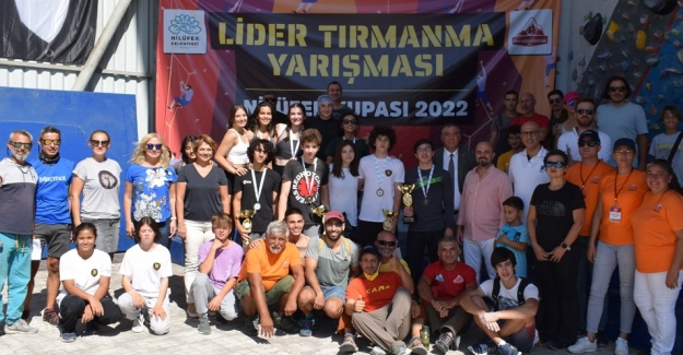 Lider tırmanma yarışması nefes kesti