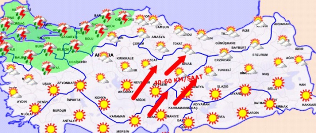 Meteoroloji'den sağanak yağış uyarıları geldi. İşte Türkiye genelinde hava durumu