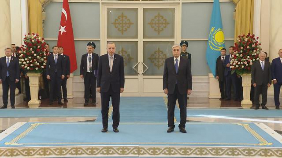 Cumhurbaşkanı Erdoğan Kazakistan'da