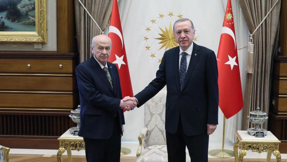 Cumhurbaşkanı Erdoğan, Bahçeli ile görüştü