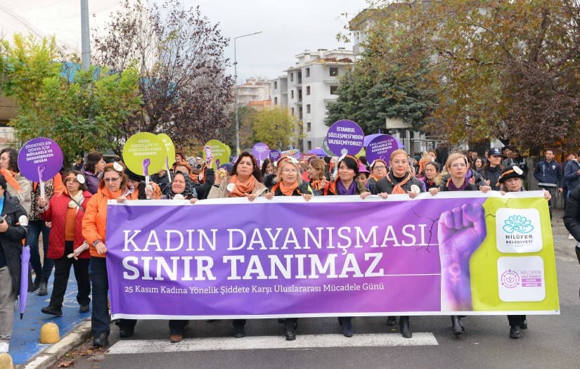 Kadına yönelik şiddete karşı isyanlarını dile getirdiler