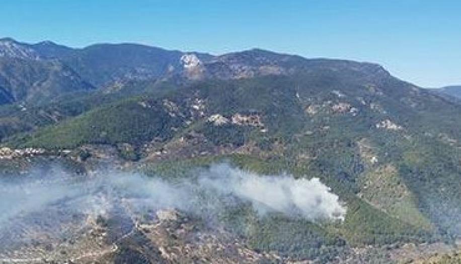 Kazdağları'nda orman yangını: Müdahale devam ediyor