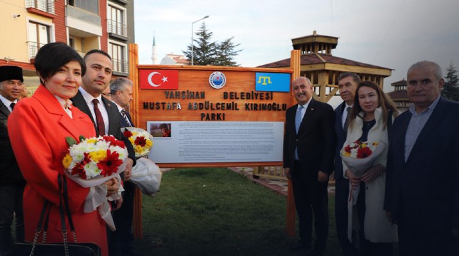 Kırıkkale Yahşihan'da Mustafa Abdülcemil Kırımoğlu Parkı açıldı