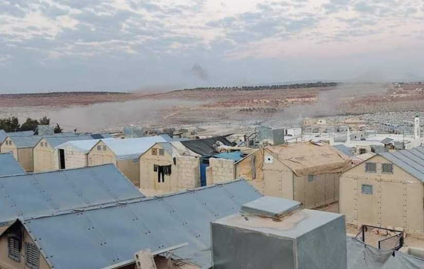 Suriye İdlib kentinde mülteci kampına saldırı: 6 ölü, 17 yaralı