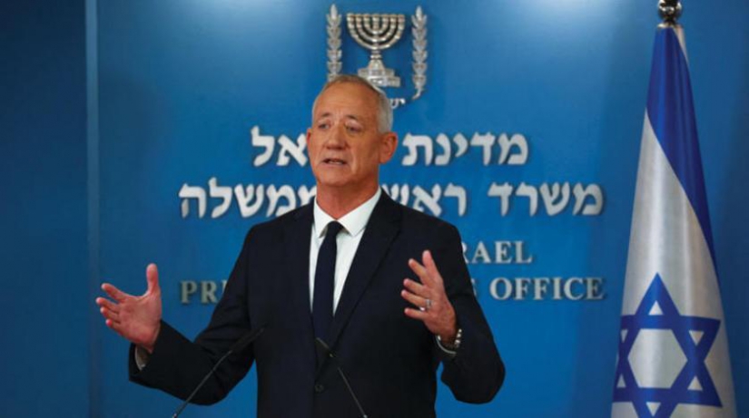 Gantz: Netanyahu'nun sorumsuzca eylemleri Filistinliler ve İsrailliler için cehennemin kapısını aralayabilir