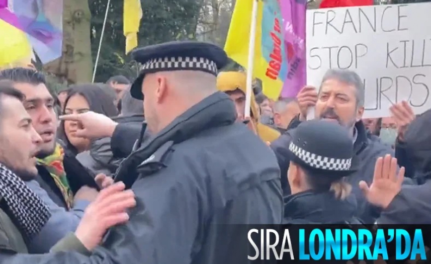 PKK sempatizanları bu kez İngiltere'yi karıştırdı