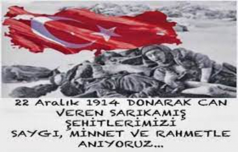 Sarıkamış Harekatı şehitleri saygı ve rahmetle anılıyor