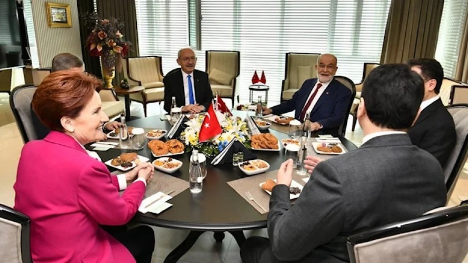 Altılı Masa’dan ortak açıklama: Erdoğan’ın adaylığı mümkün değil