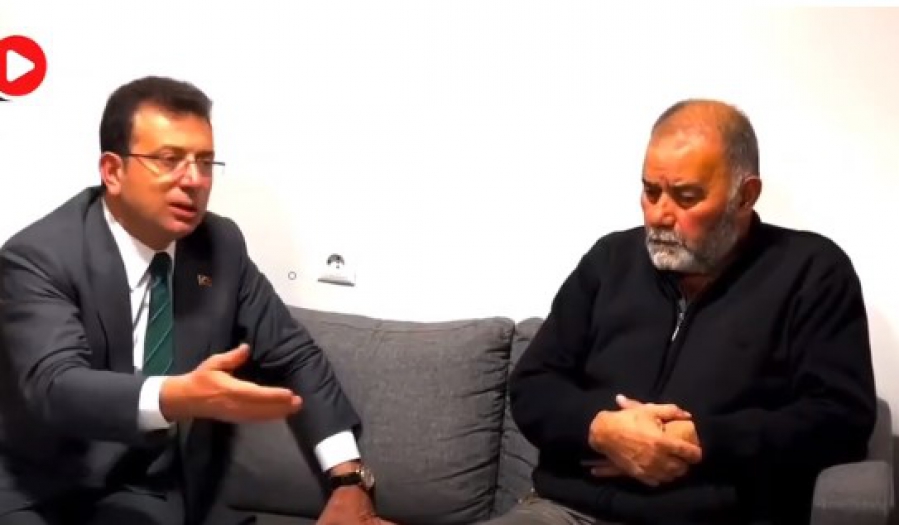 Bursa'ya gelen Ekrem İmamoğlu’ndan Sinan Ateş’in baba evine taziye ziyareti