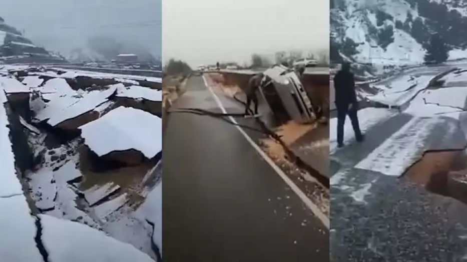 Depremin yollara neler yaptığına inanamayacaksınız