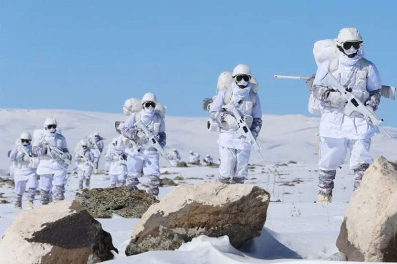 Kars'ta Türk ülkelerinin katılımıyla ortak Kış Tatbikatı