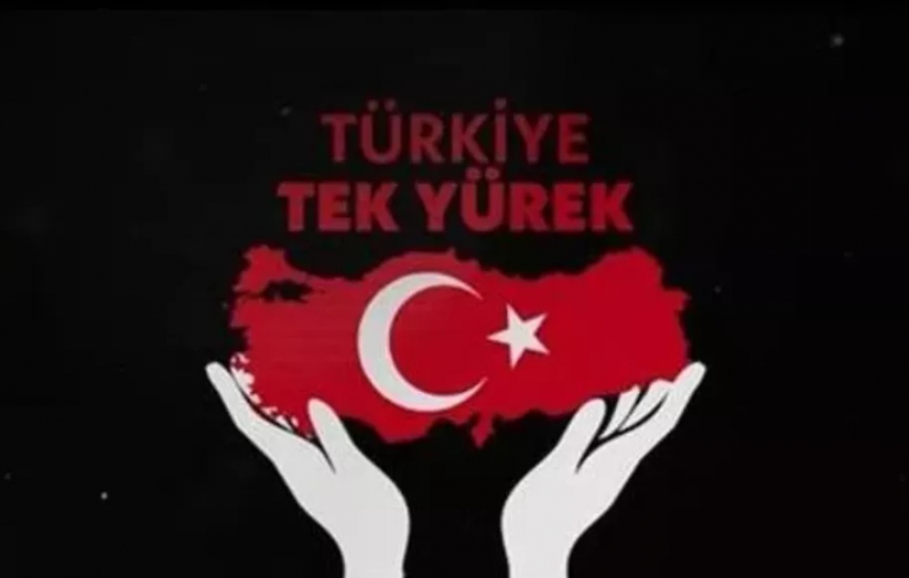 TÜRKİYE TEK YÜREK!
