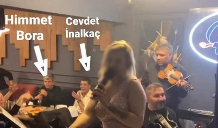 Türkiye yastayken Kızılay Şube Başkanı eğlencede