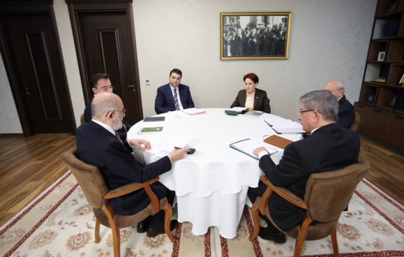 Altılı masa liderlerinden toplantı sonrası açıklamalar