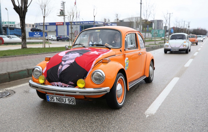 Depremzede aileler Nilüfer’de Vosvos turu attılar