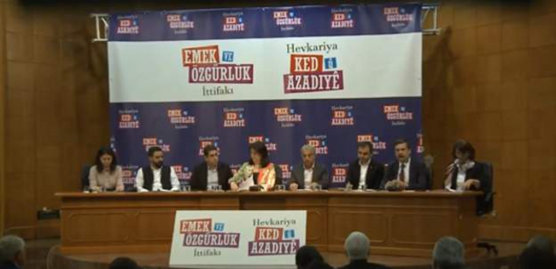 Emek ve Özgürlük İttifakı cumhurbaşkanı adayı çıkarmayacağını açıkladı