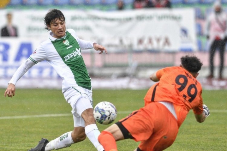 Bursaspor, Isparta fırsatını değerlendiremedi : 2 - 2