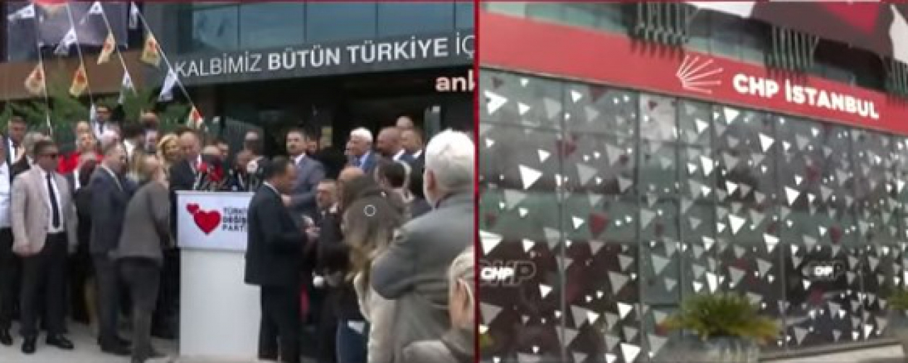 CHP İstanbul İl Başkanlığı önünde silah sesleri