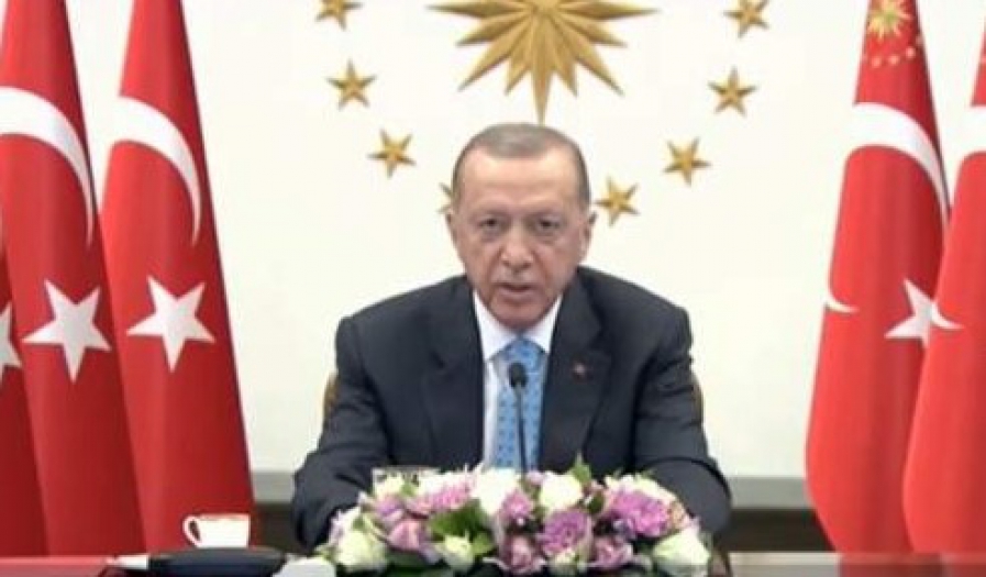 Erdoğan ve Putin, Akkuyu Nükleer Santrali Töreni'ne canlı bağlantı ile katıldı
